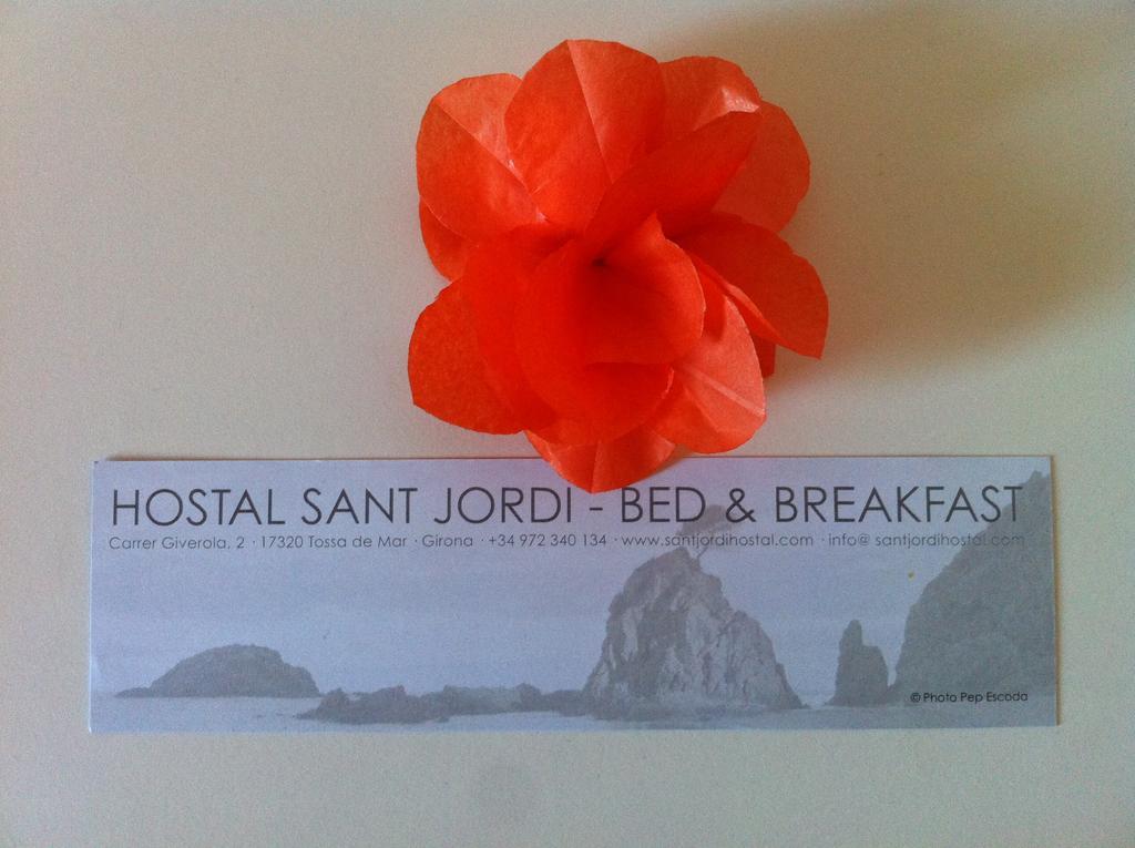 Hostal Sant Jordi Tossa de Mar Exterior foto